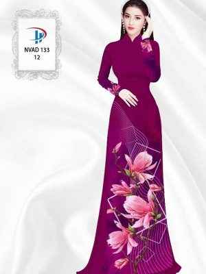 Vải Áo Dài Hoa In 3D AD NVAD133 30